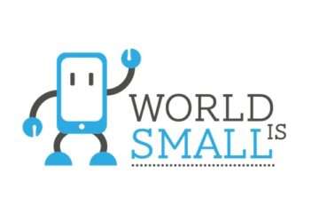 world is small logo